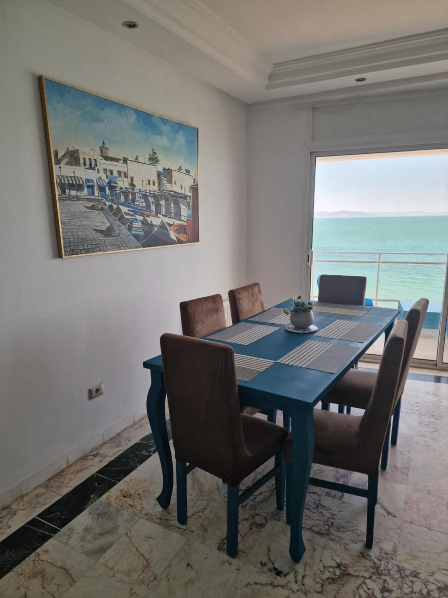 La Perle Bleue Apartment La Goulette Cameră foto